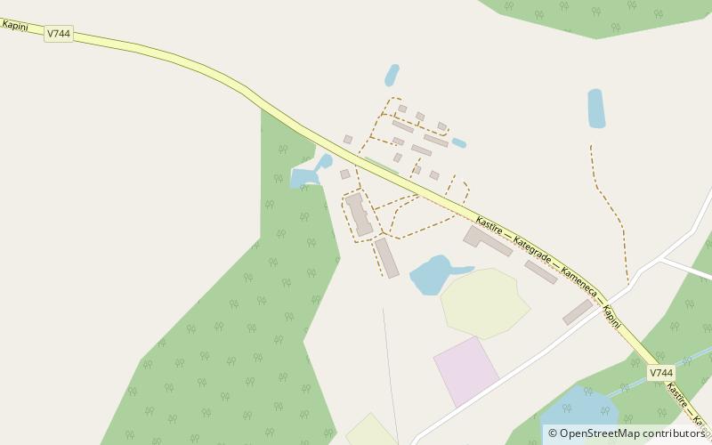 Kameņeca Manor location map