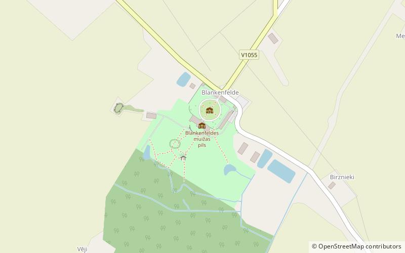 Manor location map