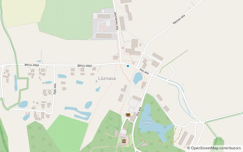 Lūznava Manor location map