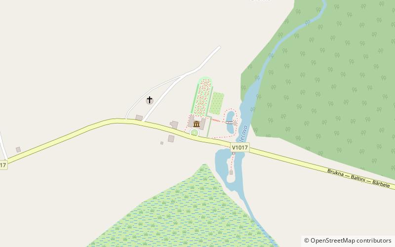 Brukna Manor location map