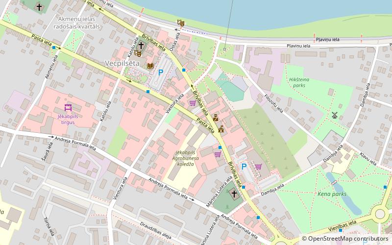 mazais vijolnieks jekabpils location map