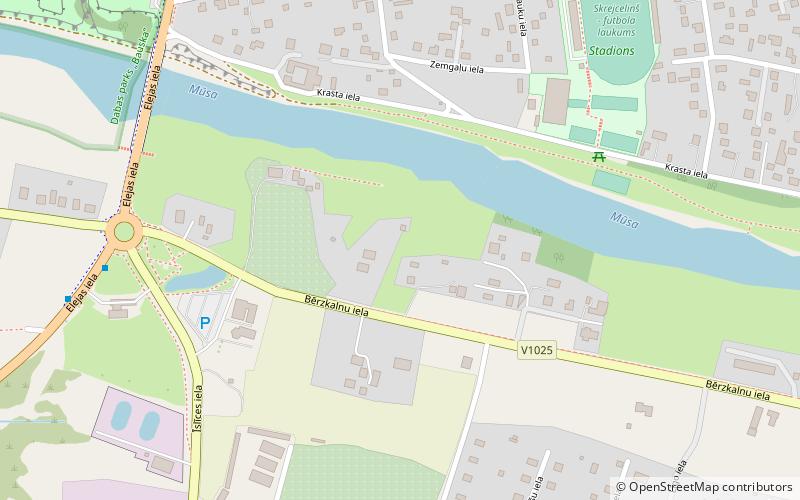 okreg bauska location map