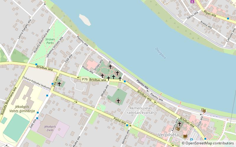sveta gara pareizticigo baznica un viriesu klosteris jekabpils location map