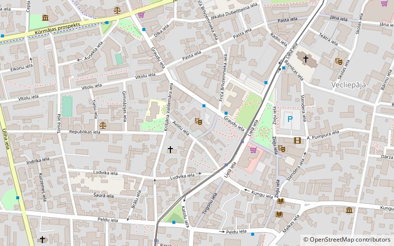 graudu ielas koncertzale liepaja location map
