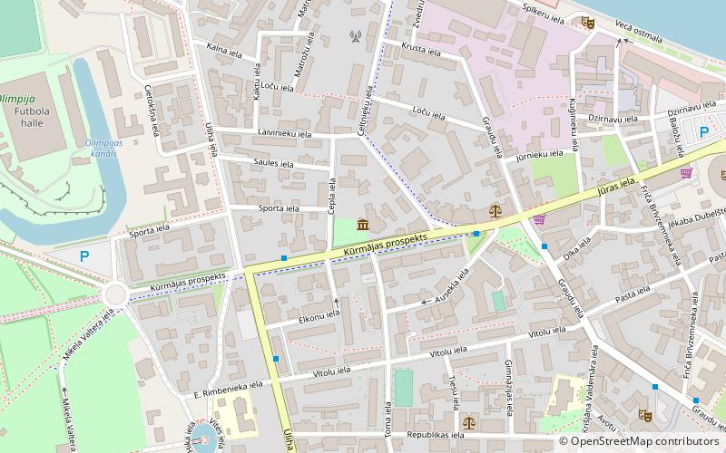 Liepājas muzejs location map