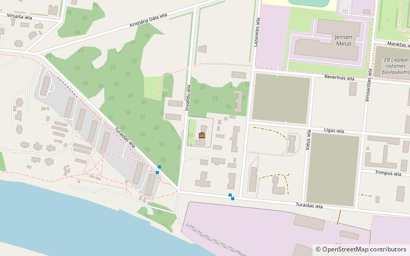 Karosta Prison location map
