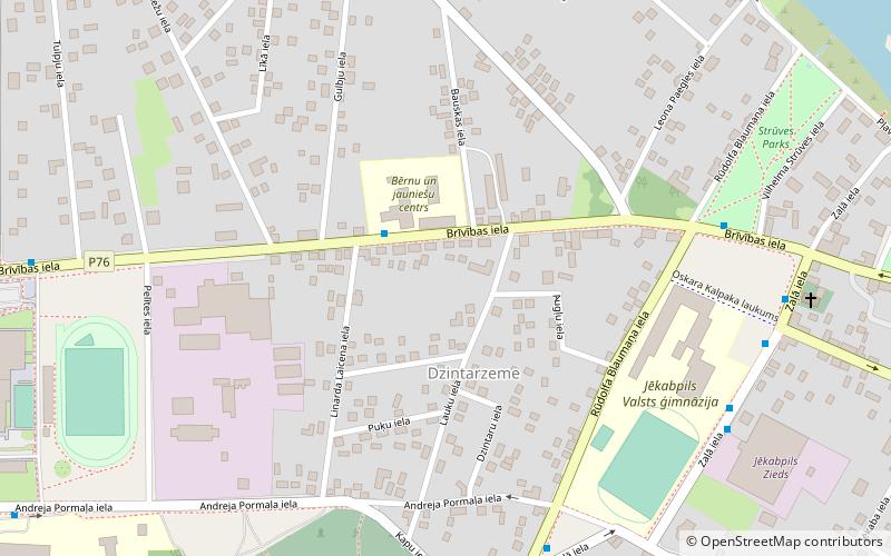 jekabpils district location map
