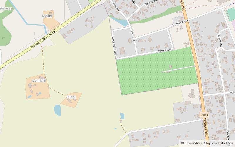 Okręg Dobele location map