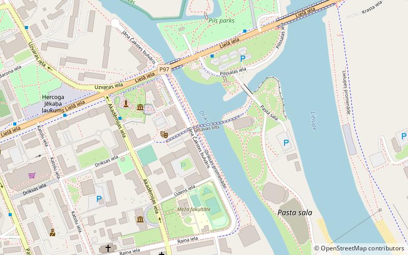 mitavas tilts jelgava location map