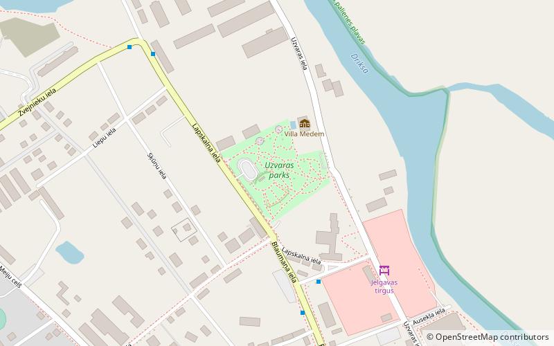 uzvaras parks jelgava location map