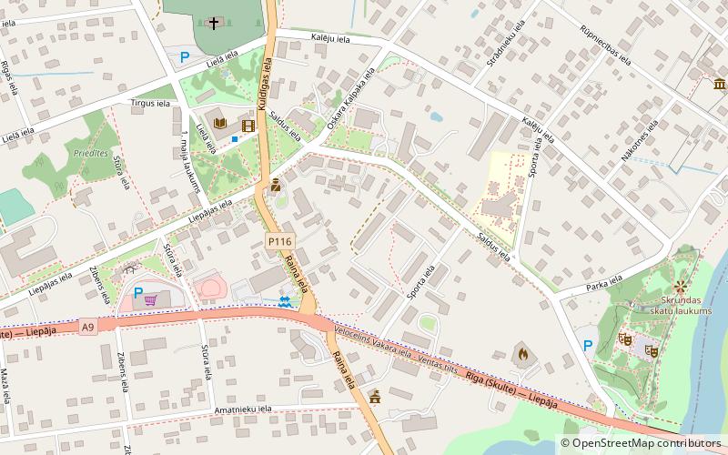 Skrunda location map