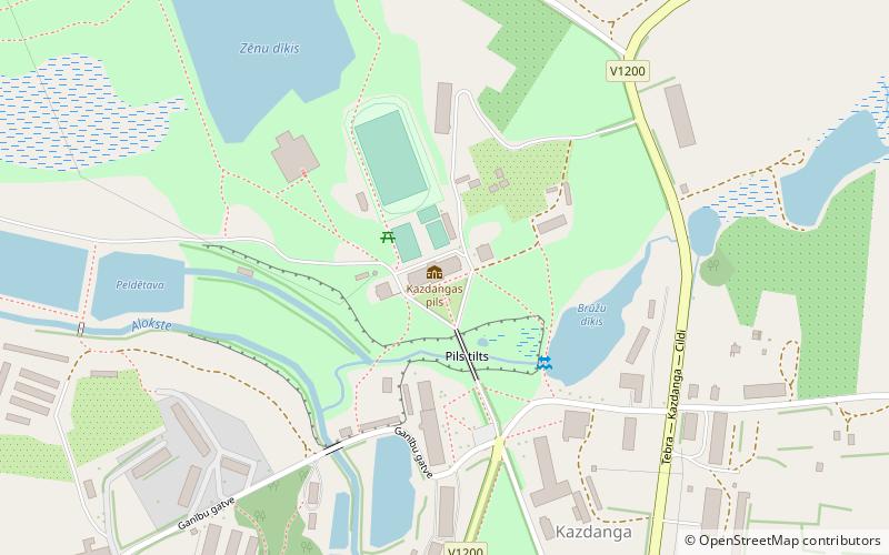 Kazdanga Palace location map