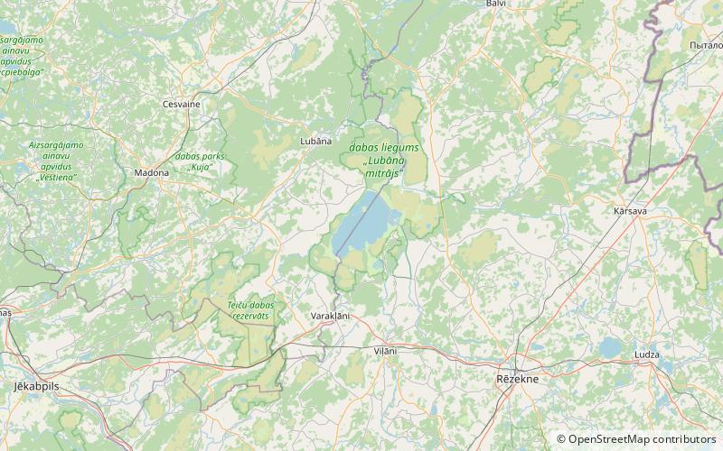 Łubań location map