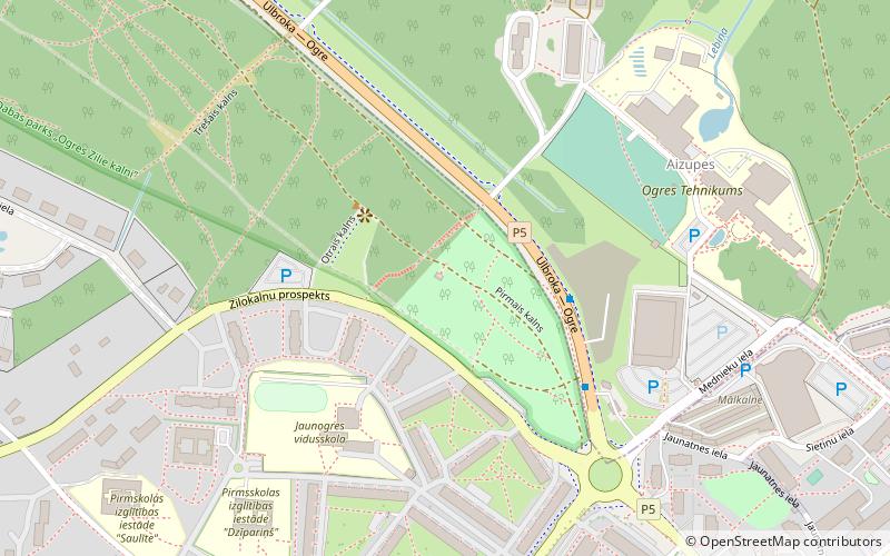 MILŽU TAKA - piedzīvojumu parks location map