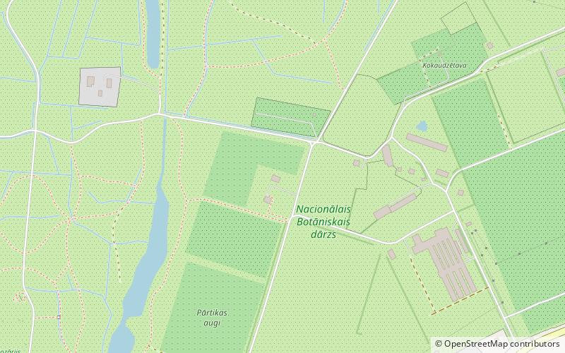 Jardin botanique national de Lettonie location map
