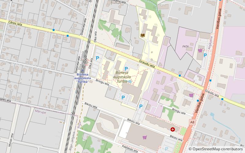 Turība University location map