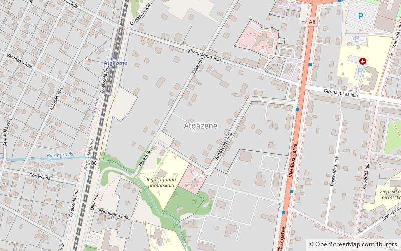 atgazene riga location map