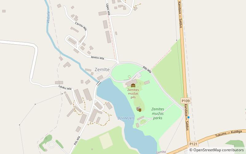 Zemīte Manor location map