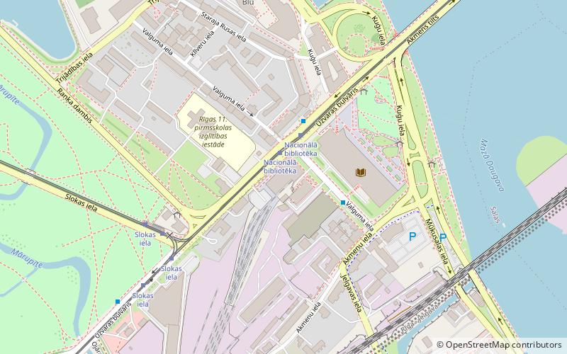 Latvian Railway History Museum location map