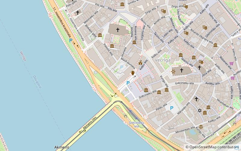Universidad Técnica de Riga location map