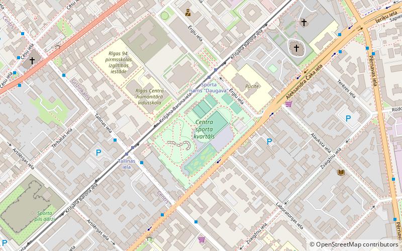 Latvijas Universitates Stadions location map