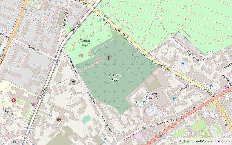 Pokrov Cemetery location map