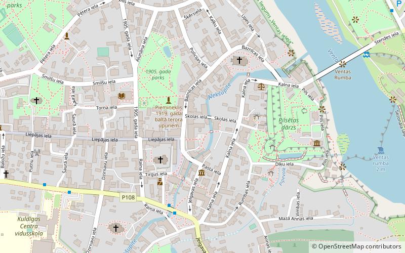okreg kuldiga location map