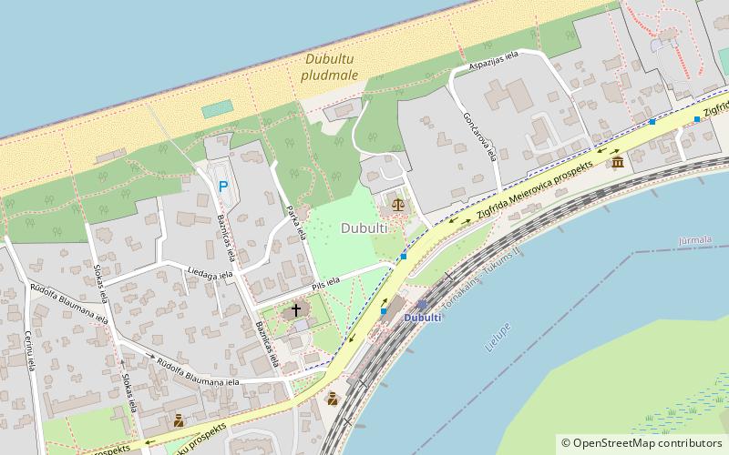 dubulti jurmala location map