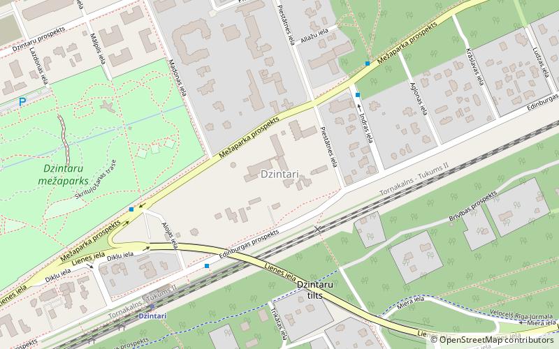 dzintari jurmala location map