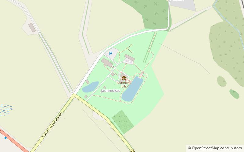 Jaunmokas Manor location map