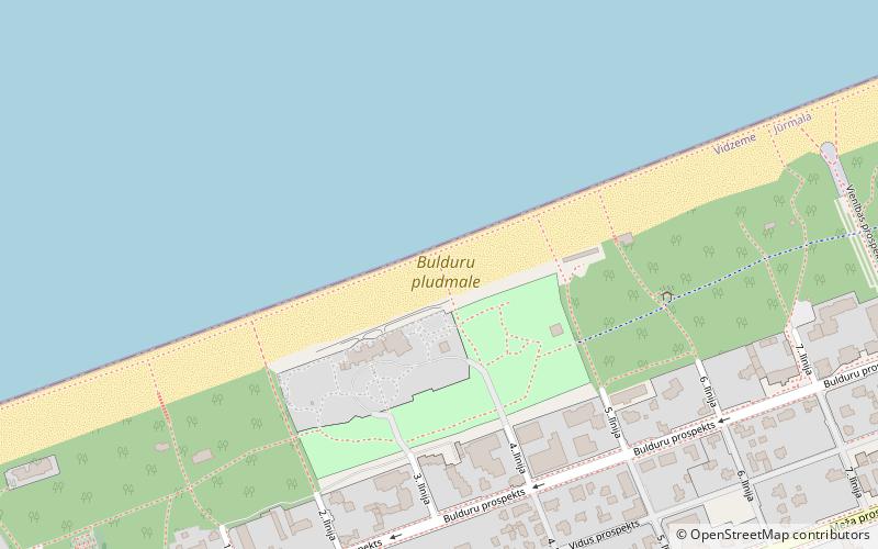 bulduru pludmale jurmala location map