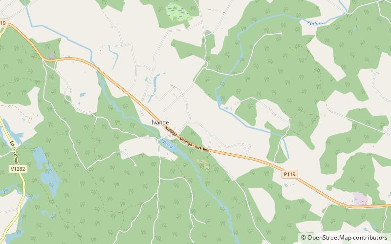 Īvande Manor location map