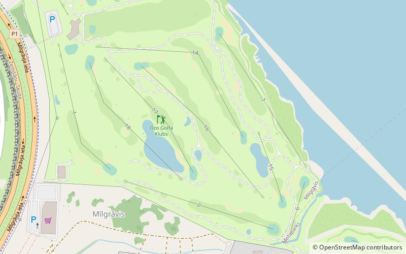 Ozo Golf Club location map