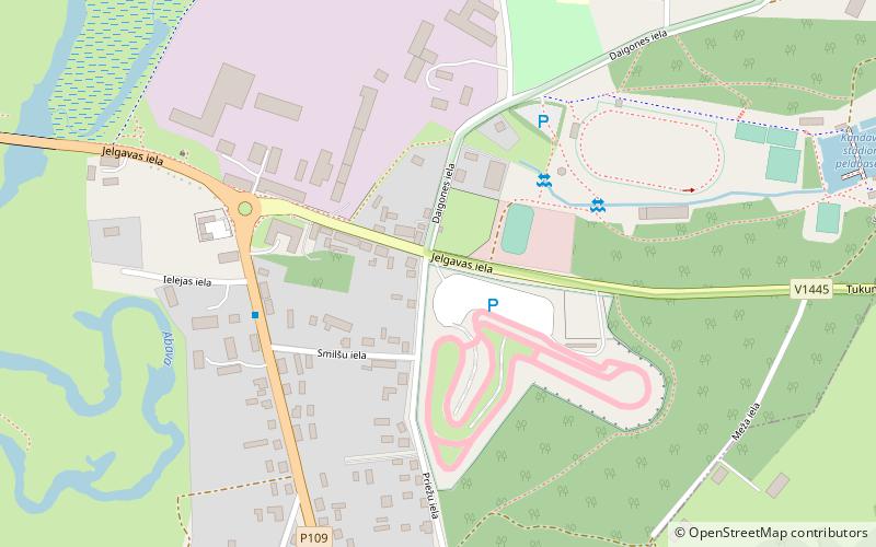 Kandavas Kartodroms location map