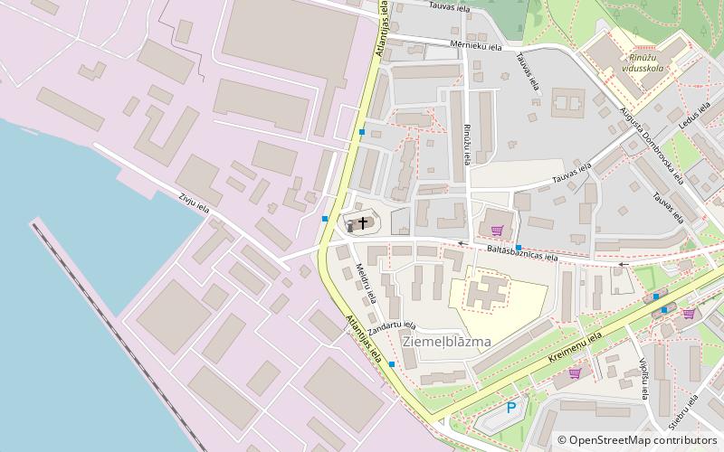 Daugavgrīva White Church location map