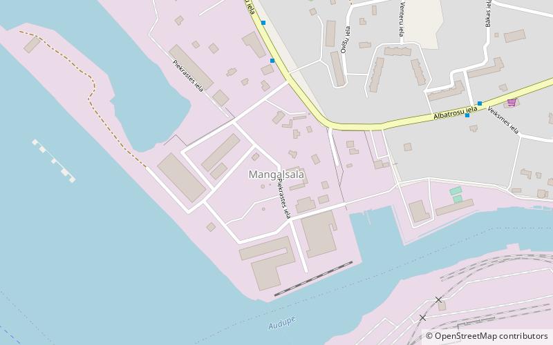 Mangaļsala location map