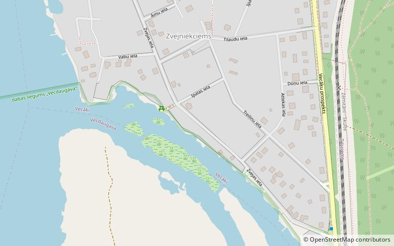 vecaki riga location map