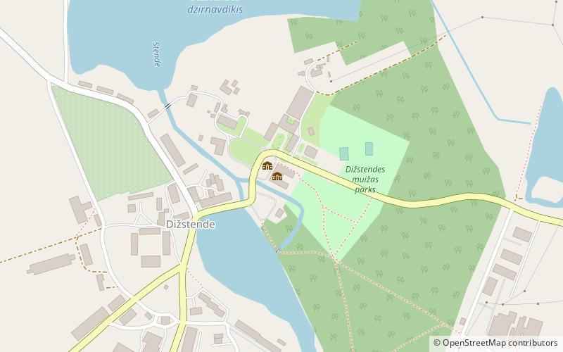 Stende Manor location map