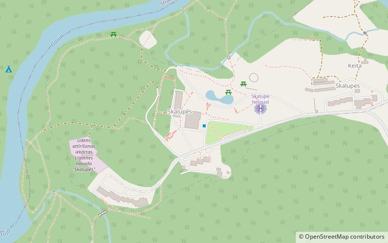 Līgatnes bunkurs location map