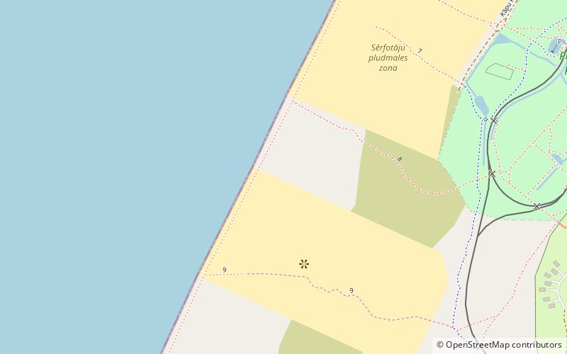 nudist beach zone ventspils location map