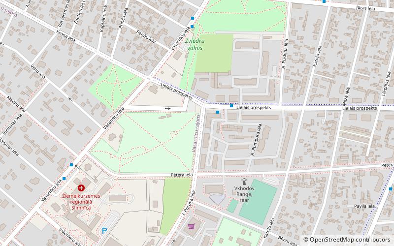 ventspils bernu pilsetina location map