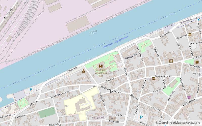 Ventspils Castle location map
