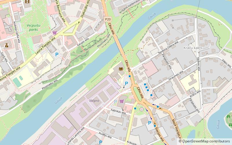 Vidzeme University of Applied Sciences location map
