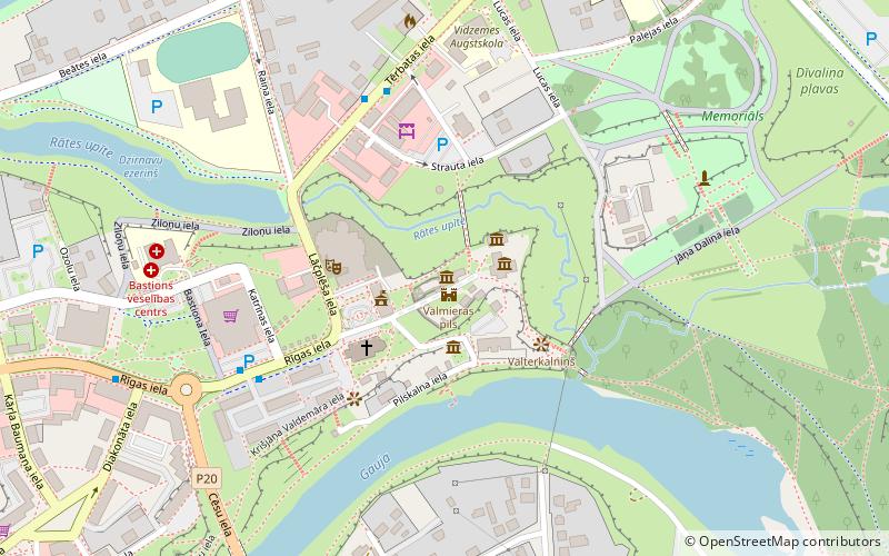 Valmieras muzejs location map