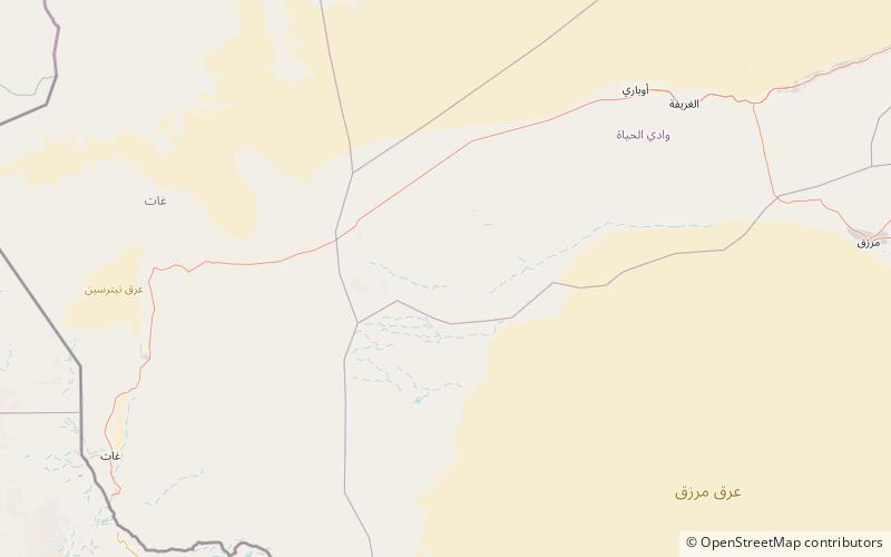 Messak Settafet location map