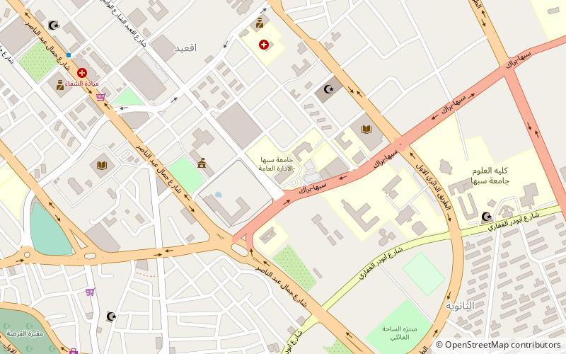 Université de Sebha location map