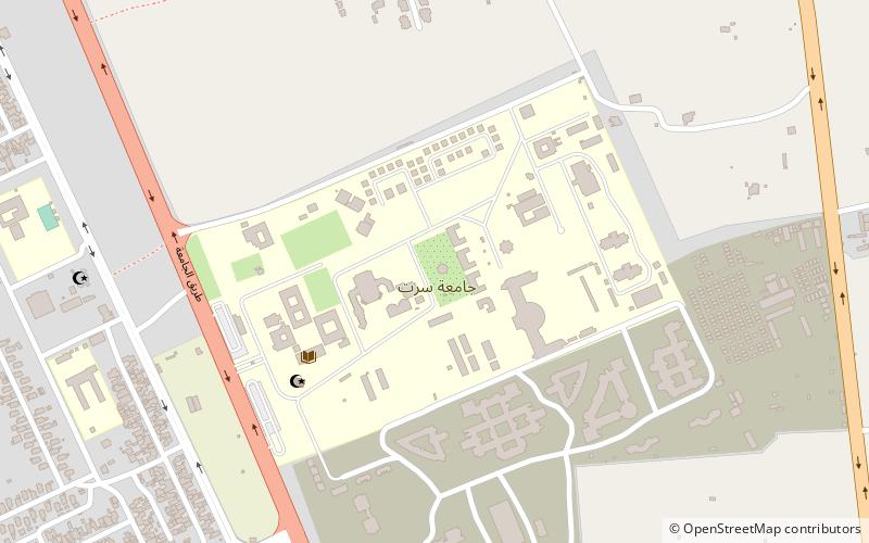 Sirte University location map