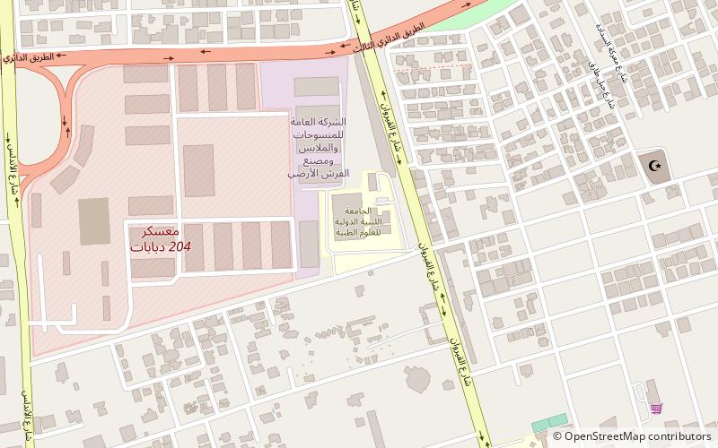 libyan international medical university bengazi location map