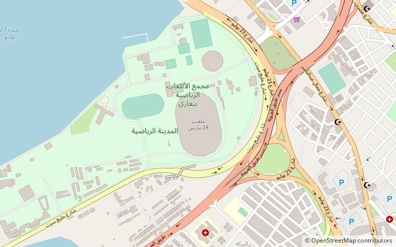 28 March Stadium location map