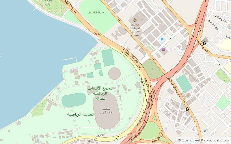 suliman ad dharrath arena benghazi location map